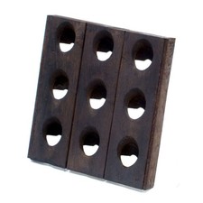 Original Champagner Rüttelbrett 9 Flaschen Weinregal alt antik edel