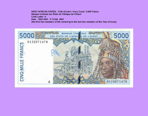 West african states togo 5000 - west,