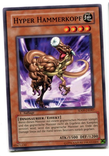 Hyper hammerkopf - yu-gi-oh!,