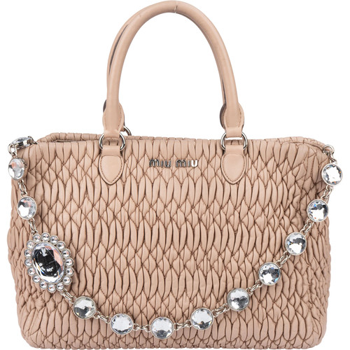 Miu quilted leather - quilted,