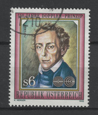 Briefmarke Österreich MiNr. 2057 Christian Doppler gestempelt