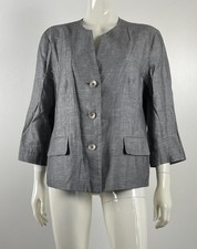 Damen Blazer/Blouson/Jäckchen 3/4-Armlänge Grau MARCONA  Größe 42/44 (geschätzt)
