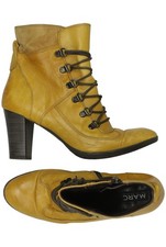 MARC Shoes Stiefelette Damen Ankle Boots Booties Gr. EU 37 Leder Gelb #i0np6dm