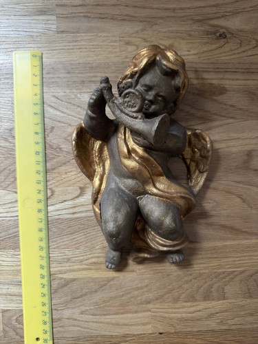 Gusseisen putto engel - gusseisen,