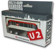 Holzeisenbahn Anhänger U2 Hochbahn Hamburg Eisenbahn U-Bahn