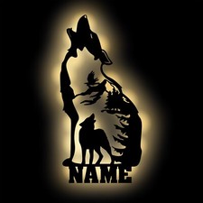 LED 'Heulender Wolf'