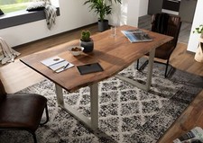 Baumkantentisch klein Esstisch