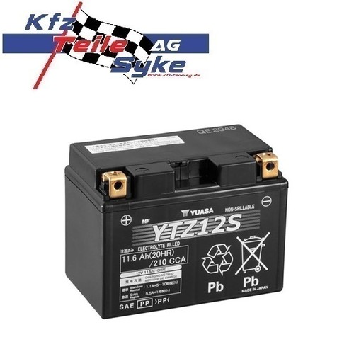 Yuasa motorrad batterie - yuasa, ytz12s