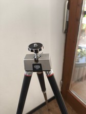 BILORA Biloret 2017 Reisestativ Kamerastativ mit Kugelkopf + Ledertasche vintage