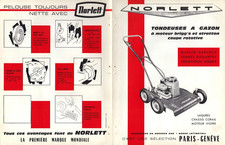 NORWEGEN (NORSK LETTMETALL) MOTORKULTURFABRIK "NORLETT" Trakt Rasenmäher 1970