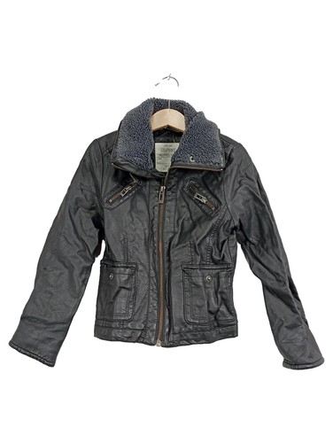 Esprit kunstleder jacke kinder - kunstleder,