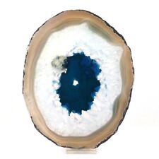 große XL Achatscheibe türkis  A - Qualität poliert Ø 196 mm 180