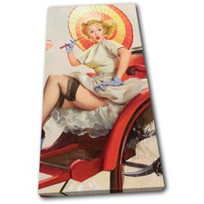 Vintage Girl Poster Sexy Retro
