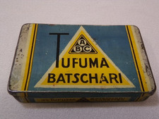 Tufuma -Batschari   1  alte Zigarettendose-sammelwürdig    für 25 Stück
