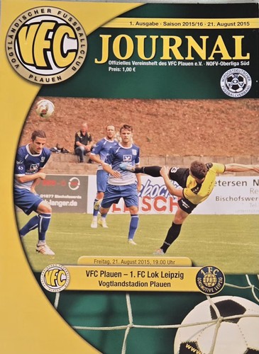 2015 oberliga vfc plauen - 2015/16,
