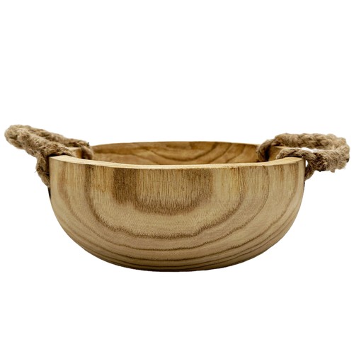 Boho holz schale - boho, mit
