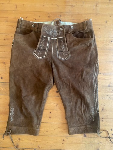 Herren kniebund lederhosegr - herren,