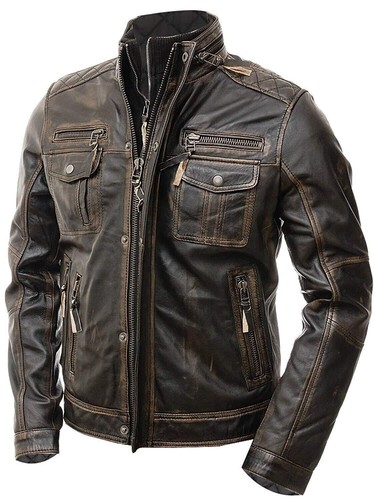 Herren motorrad biker - motorrad, vintage
