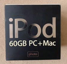Verpackung Leerbox Karton für Apple 60GB PC + Mac    + install software CD 2005