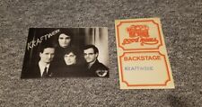 Rare original 70er Kraftwerk Autogramm Karte unsigniert + Backstage Pass 1973