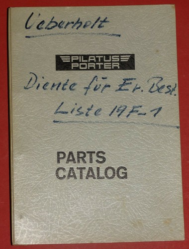 Ordner pilatus porter parts - ordner,