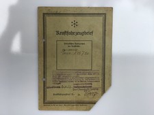 Tornax original KFZ-Brief -