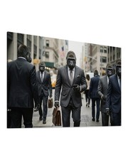 Gorilla Leinwand Bild Wanddeko