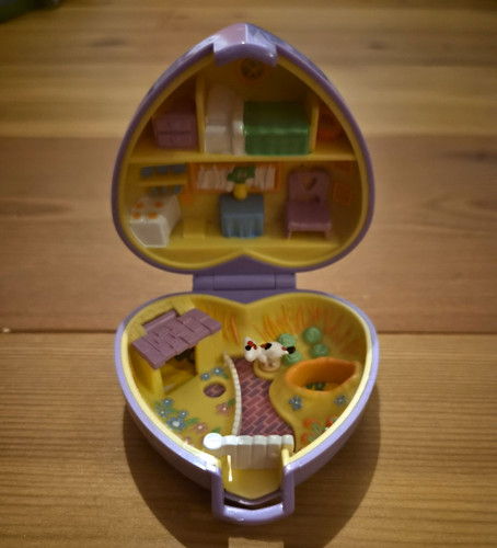 Polly pocket herz - polly, herz-dose