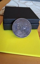 Vereinstaler/Brosche FREIE STADT FRANKFURT 1860 Silber