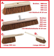 Naturkokos Besen  400 500 600