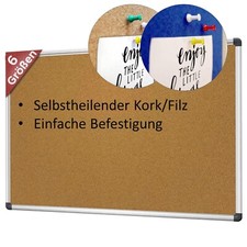 Pinnwand aus Filz oder Kork -
