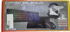 The G-Lab Combo Selenium, Maus-Keyboard-Headset-Mauspad Französisches Layout
