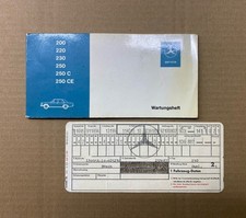 Mercedes W114 W115 Coupe Limo 200 230 250C Bordkarte Scheckheft Sammler Heft