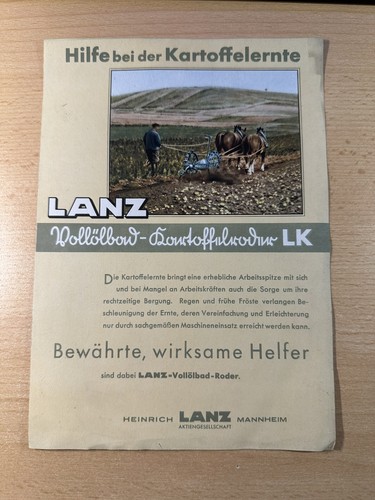 Lanz vollölbad kartoffelroder - lanz,