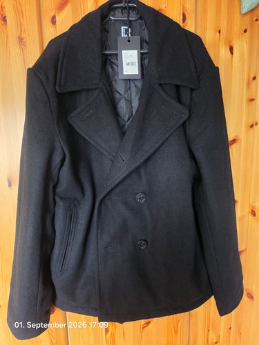 Brandit pea coat marine - pea, us