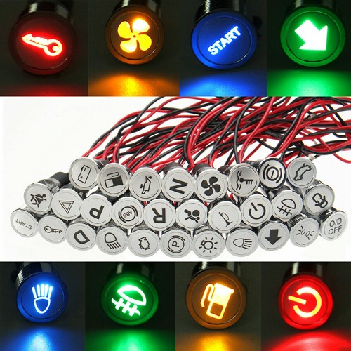 12mm 12v 36v auto - auto, anzeigelampe