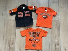 5x original Harley-Davidson Jeans Shirts Hemd Gr. 92 / T2 Biker Motor Cycles