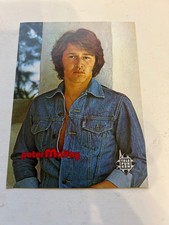 Kleine Autogramm Karte Peter Maffay 11,5 x 8,5 cm handsigniert