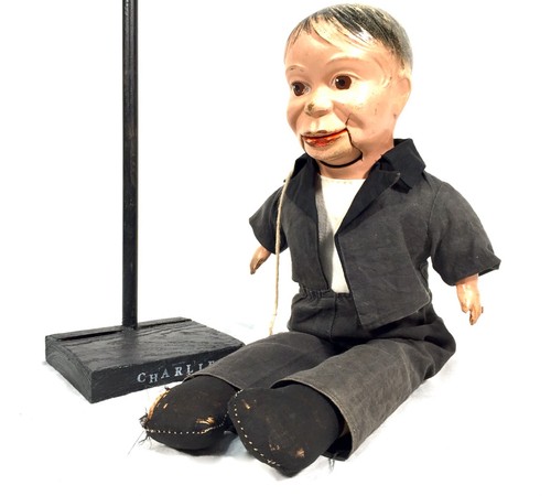 Antike bauchrednerpuppe - antike,