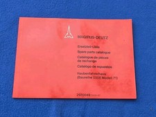 Magirus Deutz Ersatzteil Liste Haubenfahrerhaus Baureihe 5508  Mod. 71