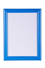 Wechselrahmen Alu Klapprahmen DIN A4 blau Plakatrahmen beidseitig Rahmen B-Ware