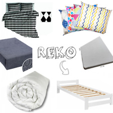 Holzbett 90x200 Weiß REKO