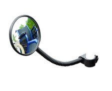 Fahrradspiegel flexibel E-Bike Fahrrad Roller Spiegel Lenker Rückspiegel Schwarz