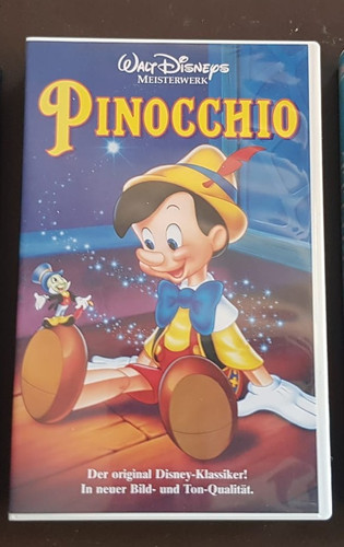 Walt disneys vhs - walt, pinocchio