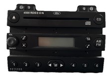 Ford Auto Radio CD-Radio 4500 RDS EON Fiesta 6 Fusion KFZ schwarz Code Vorhanden