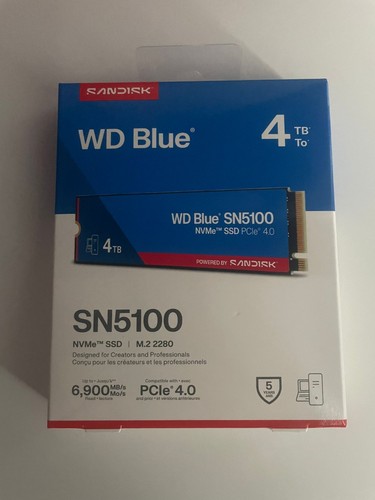 Sandisk blue 4tb sn5100 - wd,