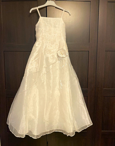 Mädchen festkleid lang weiß - mädchen,