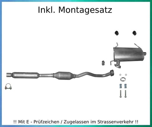 Auspuffanlage für mitsubishi - auspuffanlage,
