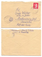 100335 - Beleg - Nauendorf 31.1.1945 nach Plettenberg