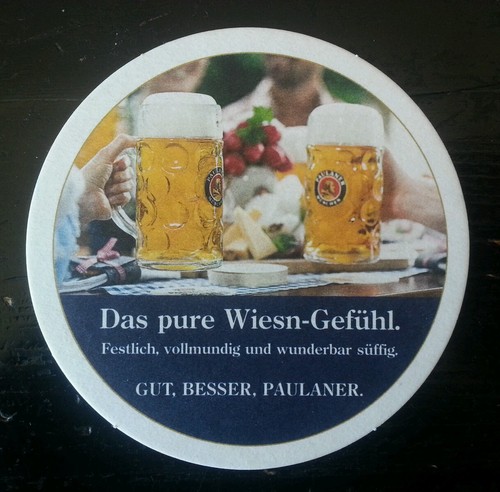 Bierdeckel münchen paulaner - bierdeckel,